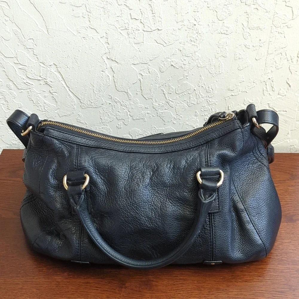 💎 kate spade NY Black Berkshire Road Bernie Convertible Satchel - Flawed Gem